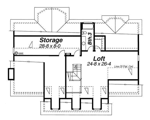 Second Floor image of WOODROW II House Plan